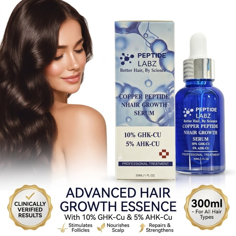 Hyaluronic Acid Facial Serum - سيروم نمو الشعر بببتيد النحاس GHK-Cu