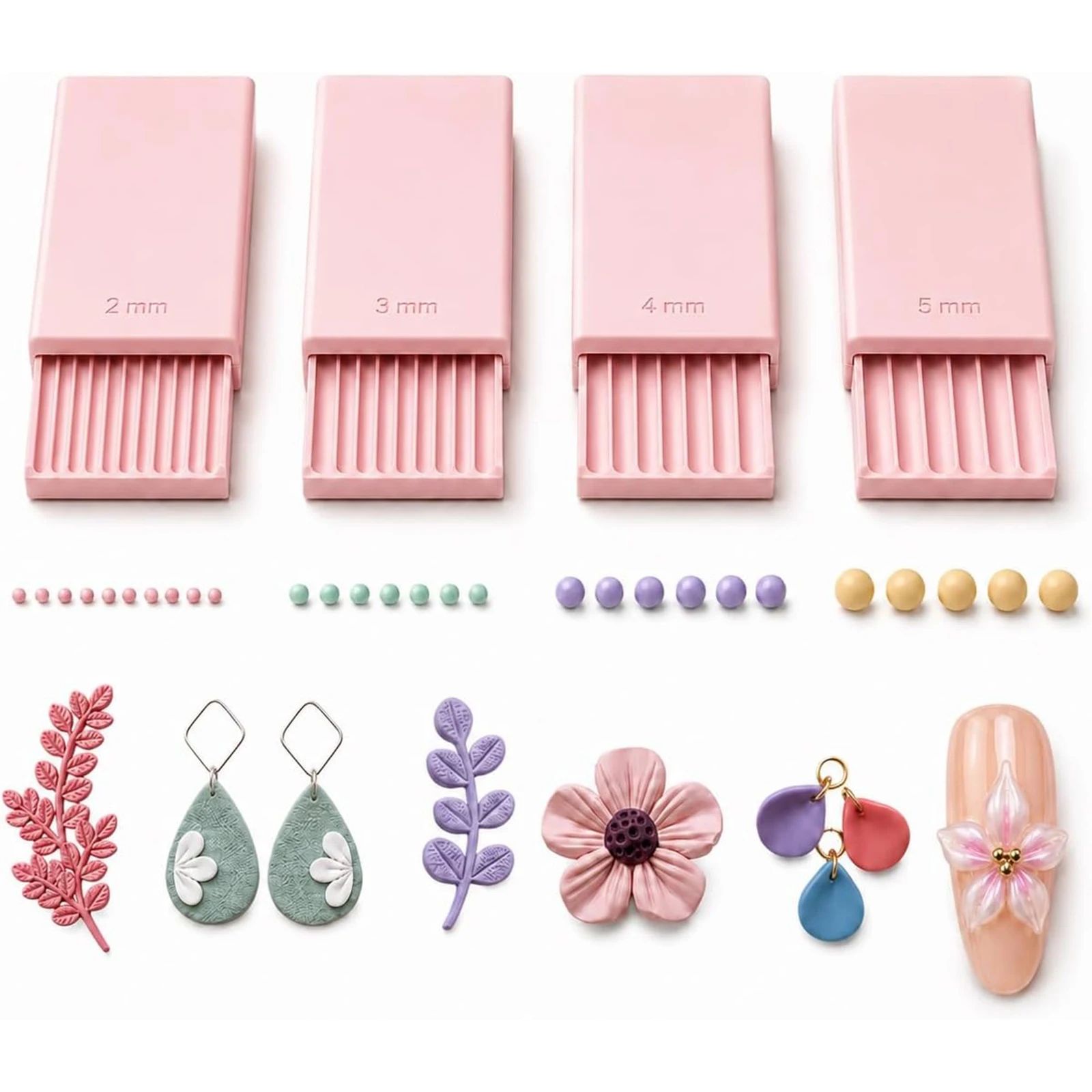 Nail Art - 4 قطع من أدوات صنع كرات