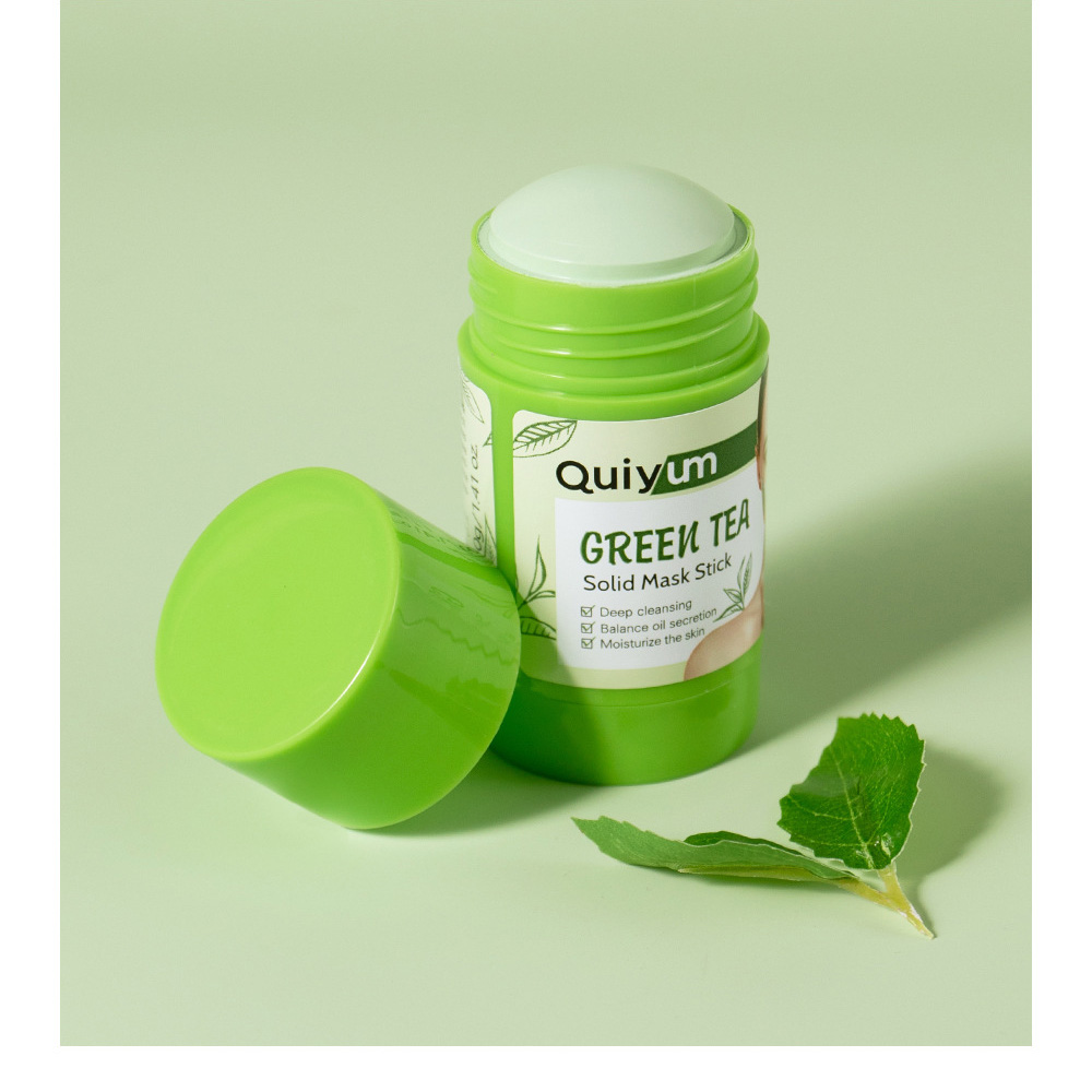 Green Tea Cleansing Clay Mask - قناع الطين الأخضر QUIYUM بالشاي الأخضر