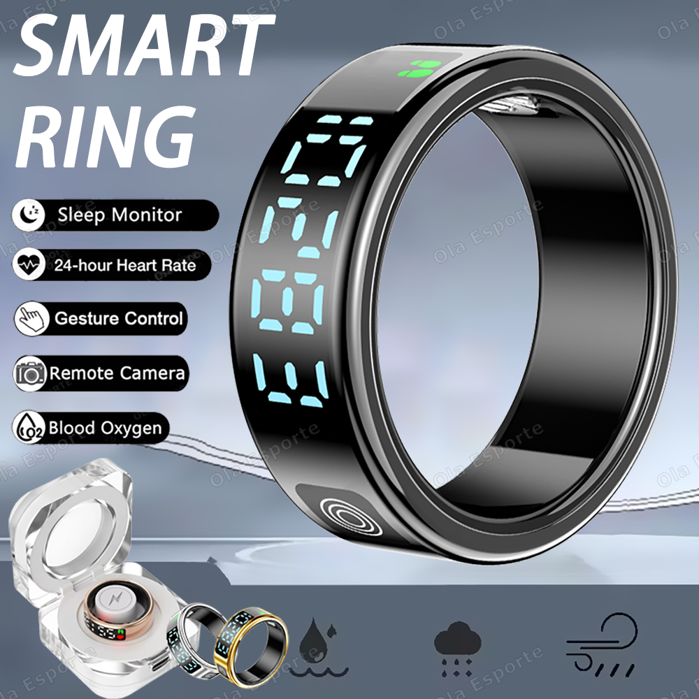 SR08 حلقة ذكية مع صندوق شحن لل - مراجعة Health Monitors وسعره