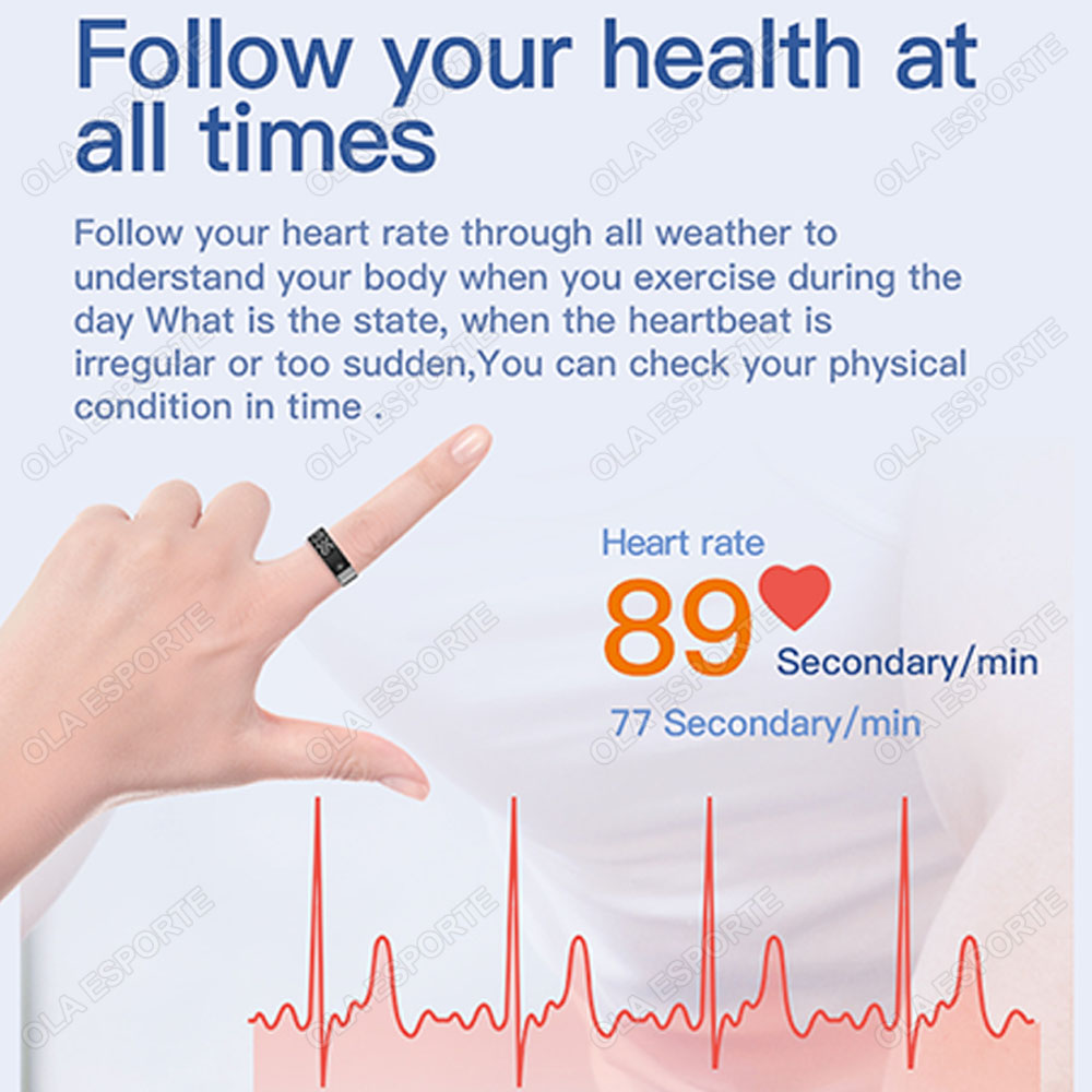 SR08 حلقة ذكية مع صندوق شحن لل - مراجعة Health Monitors وسعره
