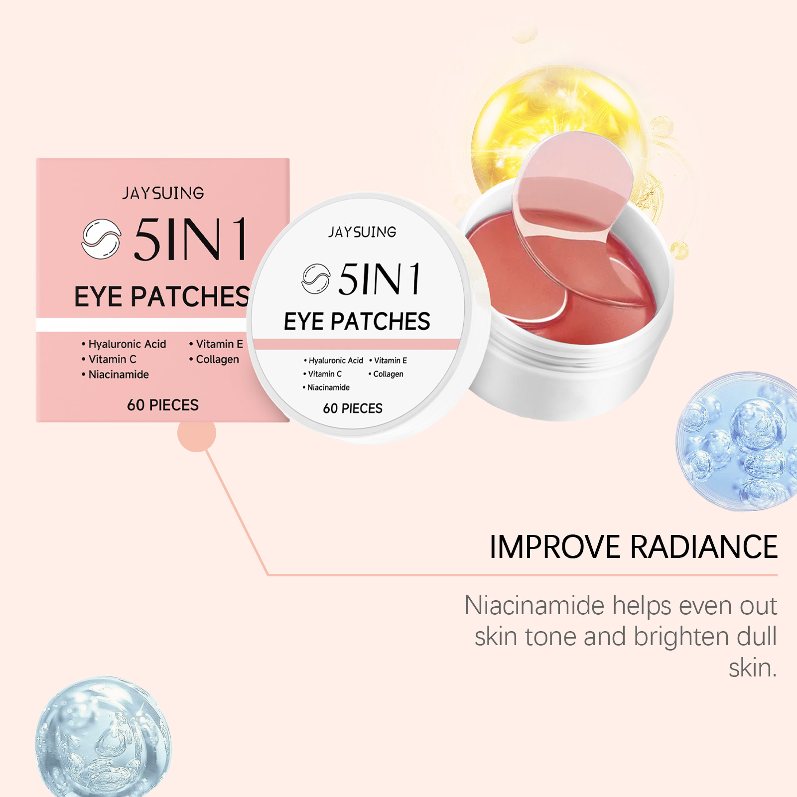 مجموعة من 60 قطعة من لصقات الع - مراجعة Collagen Under Eye Patches وسعره