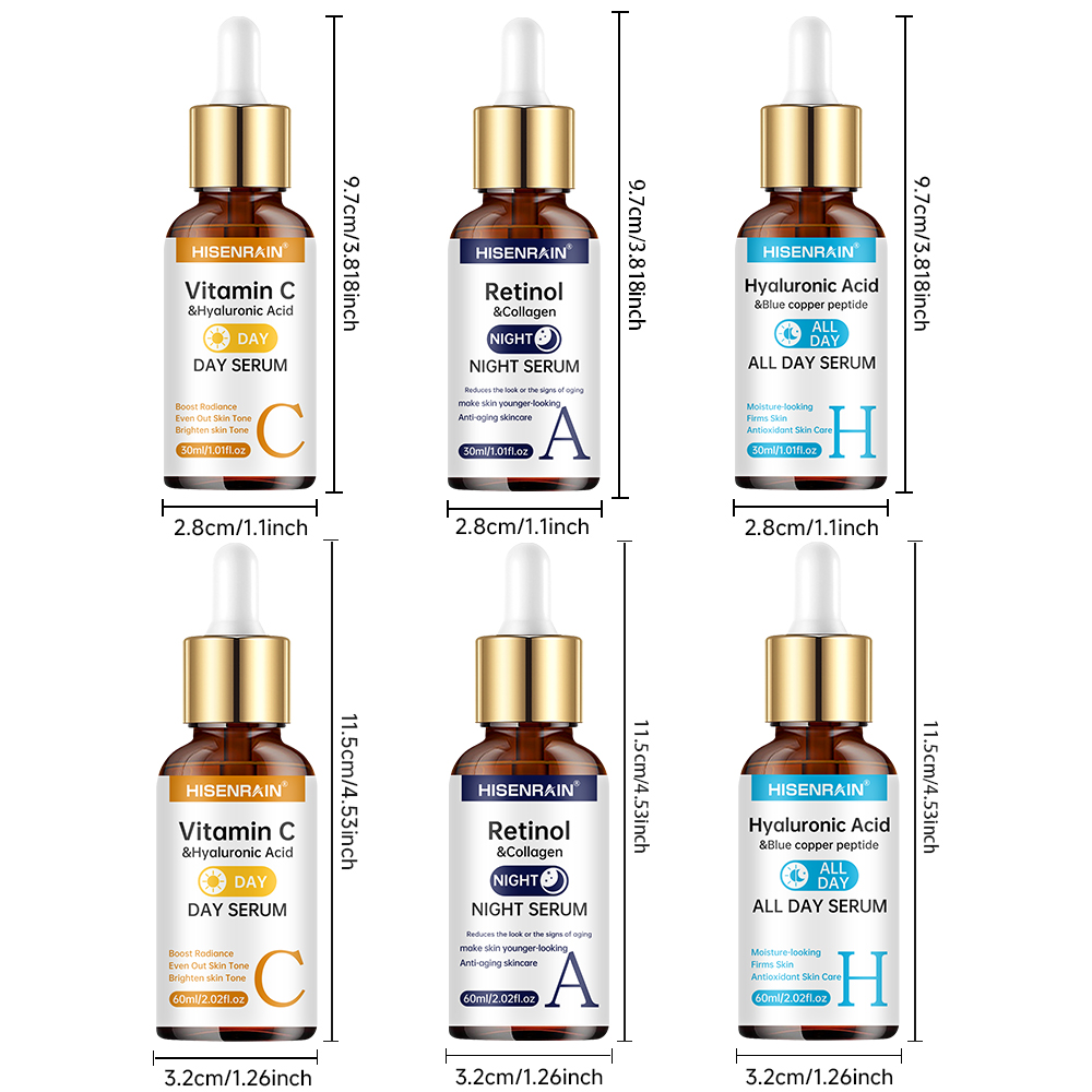 HISENRAIN فيتامين C + الريتينو - مراجعة Hyaluronic Acid Facial Serum وسعره