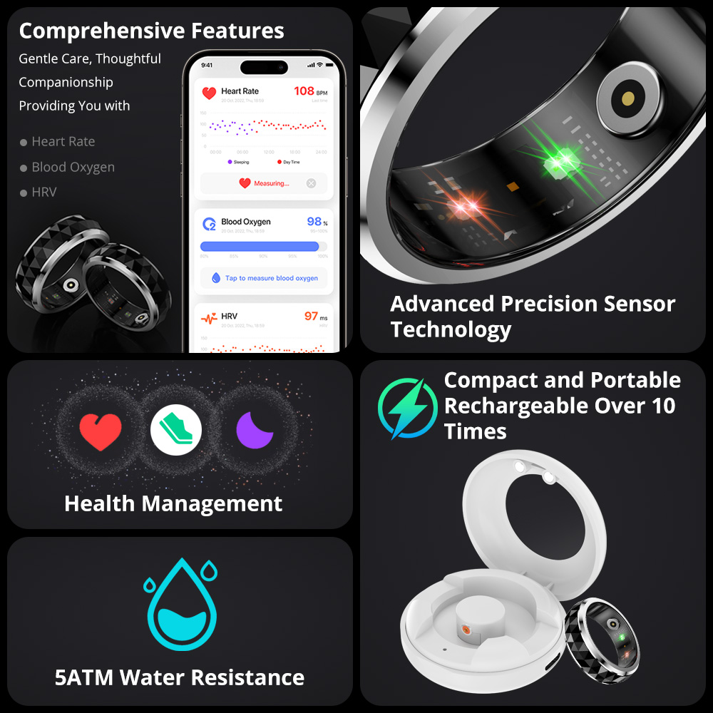 2024 COLMI R11 حلقة ذكية، حلقة - مراجعة Health Monitors وسعره