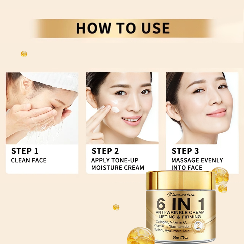 كريم مضاد للتجاعيد 6 في 1. يرف - مراجعة Retinol Anti Wrinkle Cream وسعره