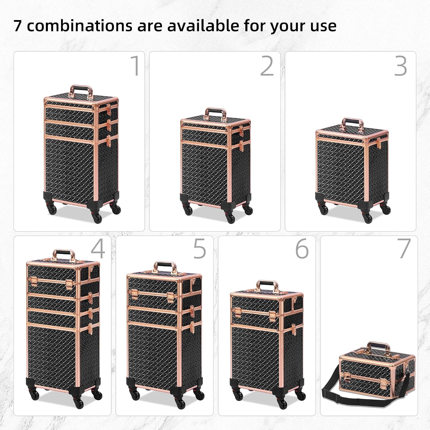 حقيبة مكياج متحركة 5 في 1 بالل - مراجعة Makeup وسعره