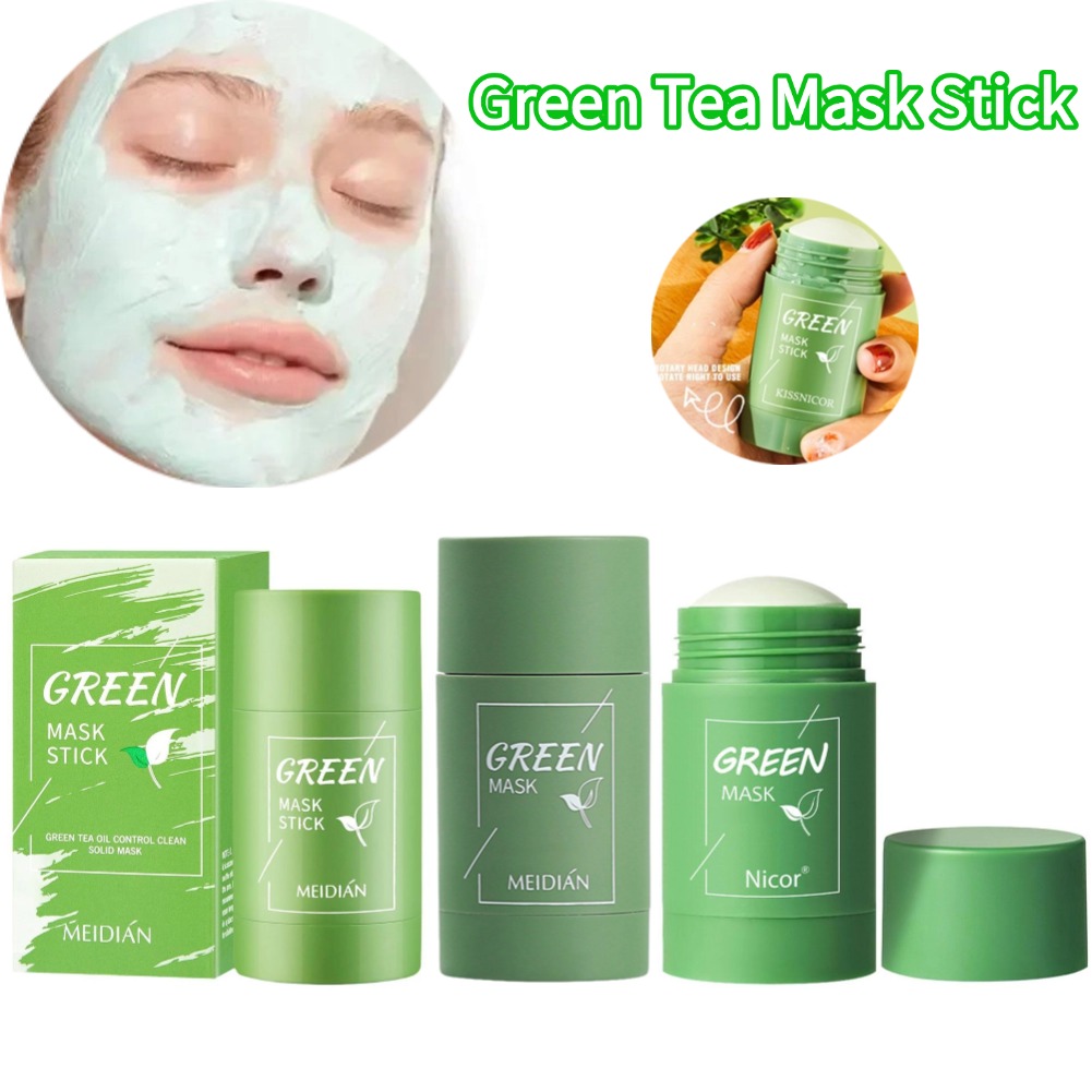 قناع الشاي الأخضر عصا تنقية ال - مراجعة Green Tea Cleansing Clay Mask وسعره