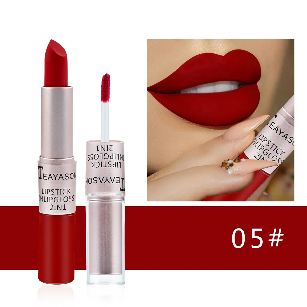 أحمر شفاه أحمر غير لامع مقاوم  - مراجعة Matte Velvet Lip Tint Long Lasting وسعره