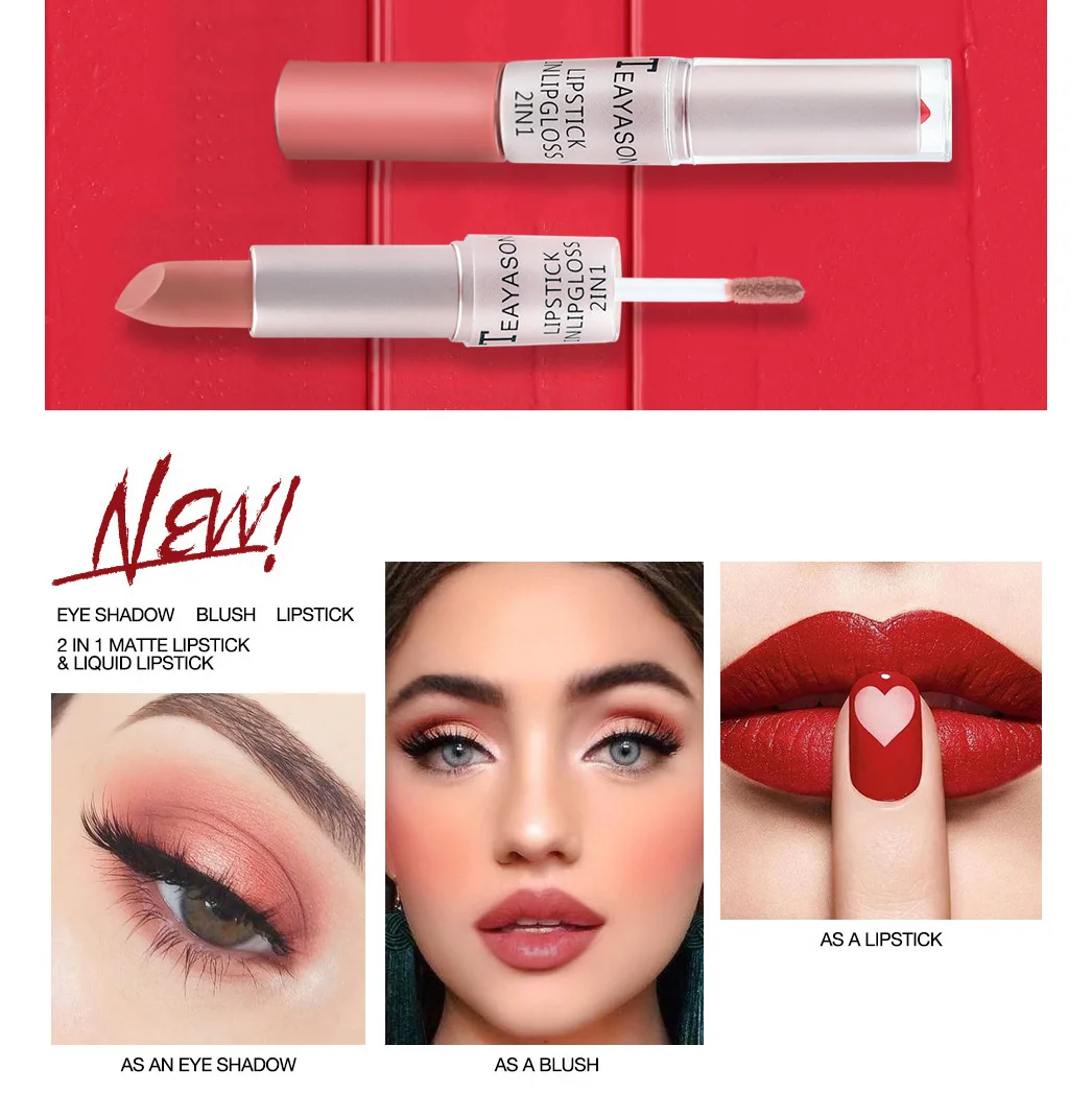 أحمر شفاه أحمر غير لامع مقاوم  - مراجعة Matte Velvet Lip Tint Long Lasting وسعره