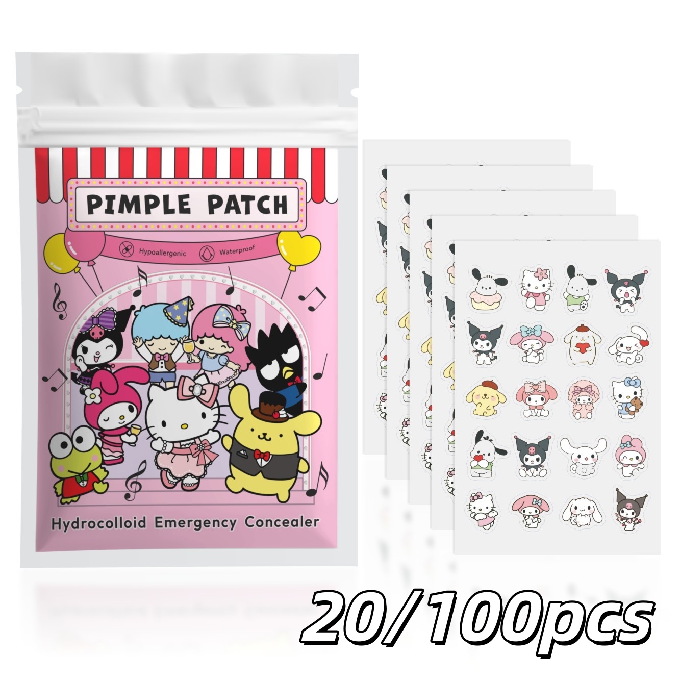 مجموعة من 20/100 قطعة من لاصقا - مراجعة Hydrocolloid Pimple Patch وسعره