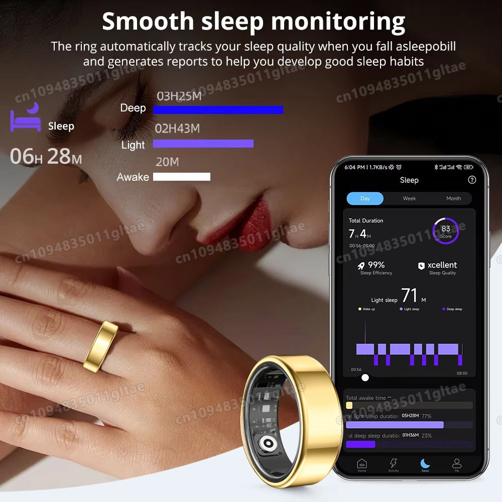 خاتم ذكي R10 مع علبة شحن للرجا - مراجعة Health Monitors وسعره
