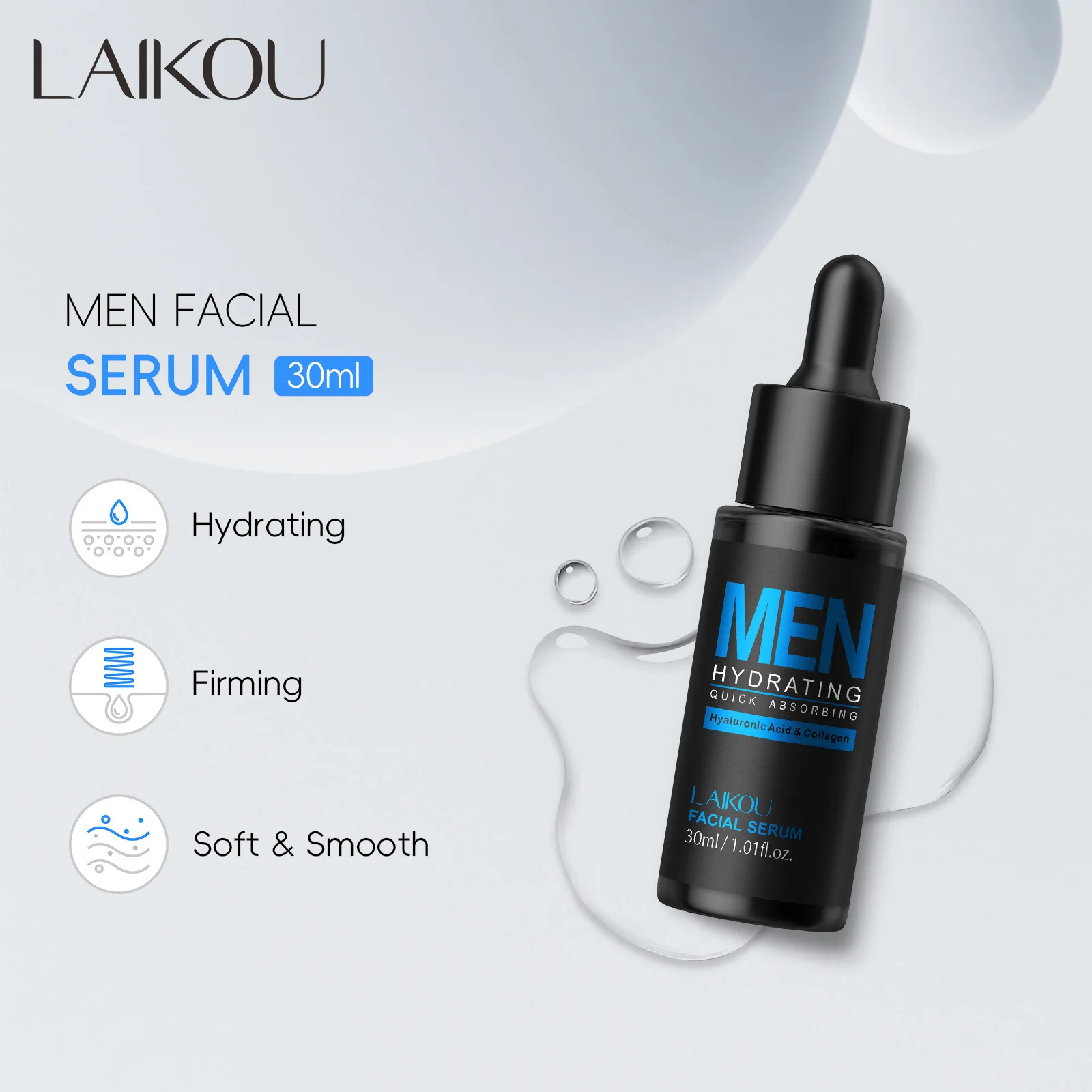 مصل الوجه 30 مللي للرجال، ترطي - مراجعة Hyaluronic Acid Facial Serum وسعره