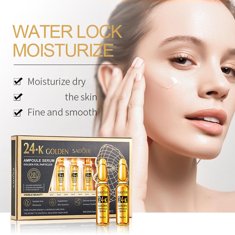 2 مل * 7 قوارير/علبة - أمبولات - مراجعة Hyaluronic Acid Facial Serum وسعره