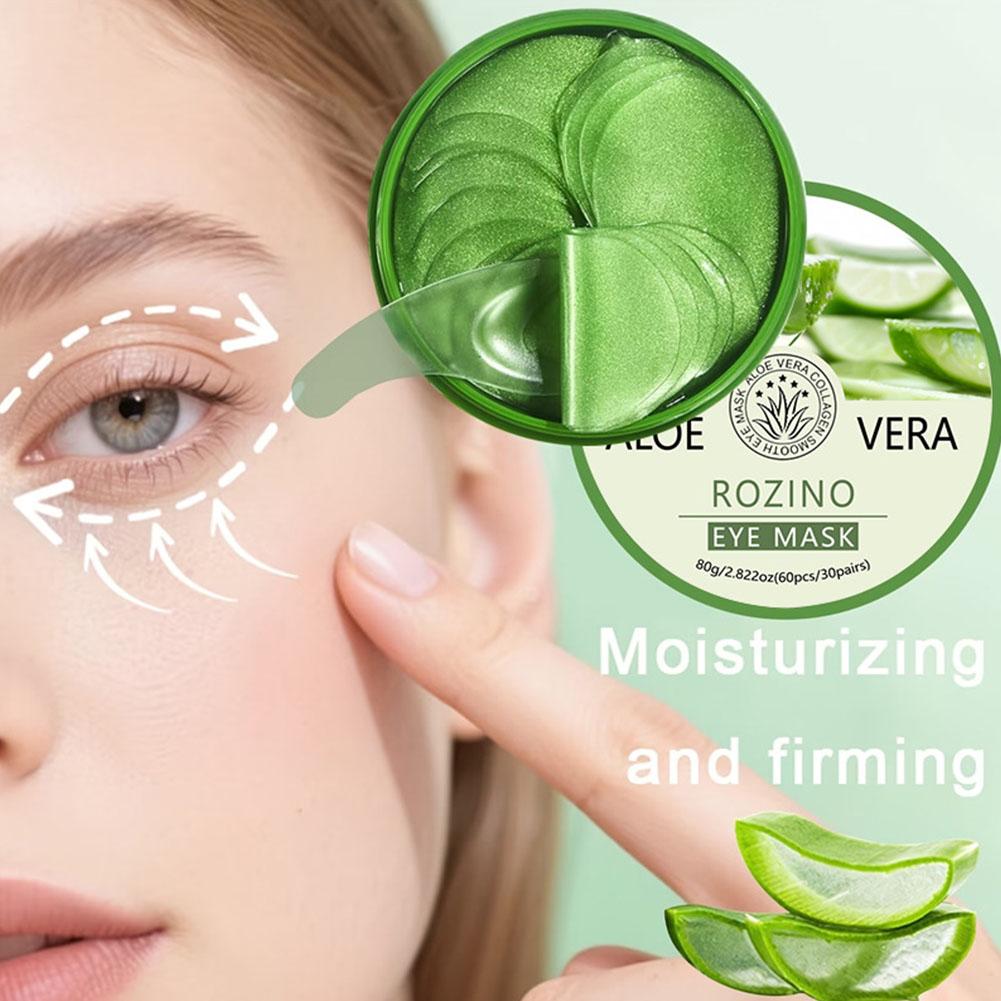 60 قطعة من أقنعة العين بالصبار - مراجعة Collagen Under Eye Patches وسعره