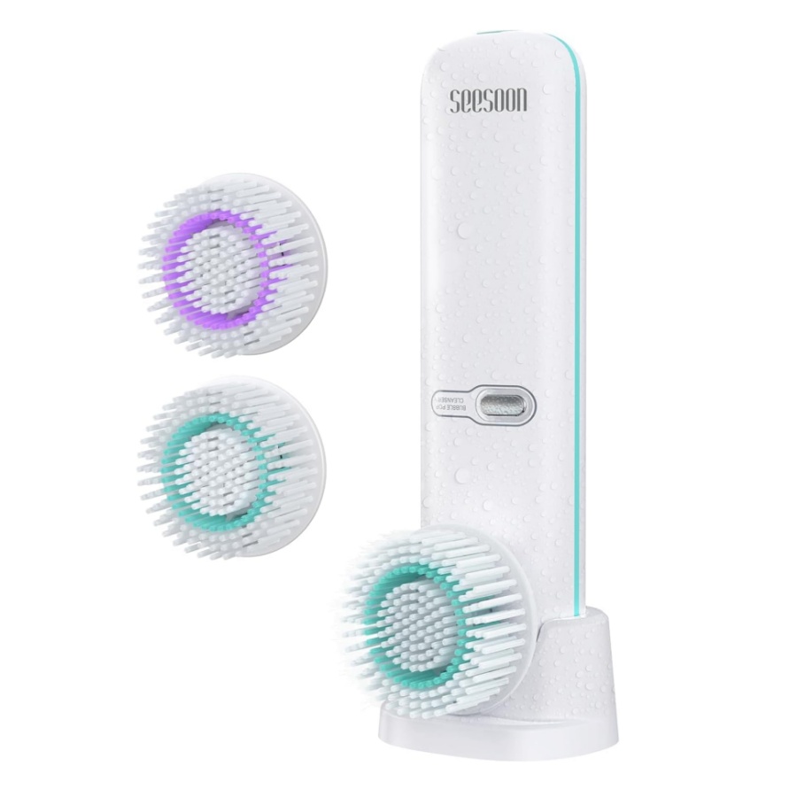 فرشاة تنظيف الوجه، فرشاة غسيل  - مراجعة Silicone Face Scrubber Electric وسعره