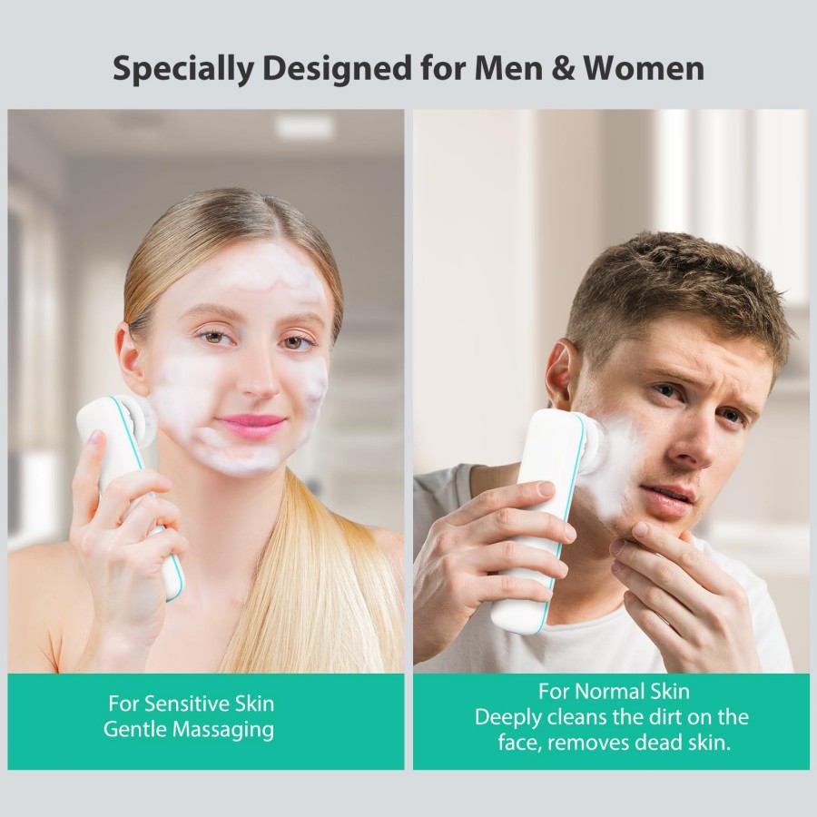 فرشاة تنظيف الوجه، فرشاة غسيل  - مراجعة Silicone Face Scrubber Electric وسعره