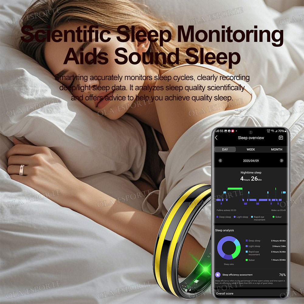خاتم ذكي جديد رفيع 6.3 مم لمرا - مراجعة Health Monitors وسعره