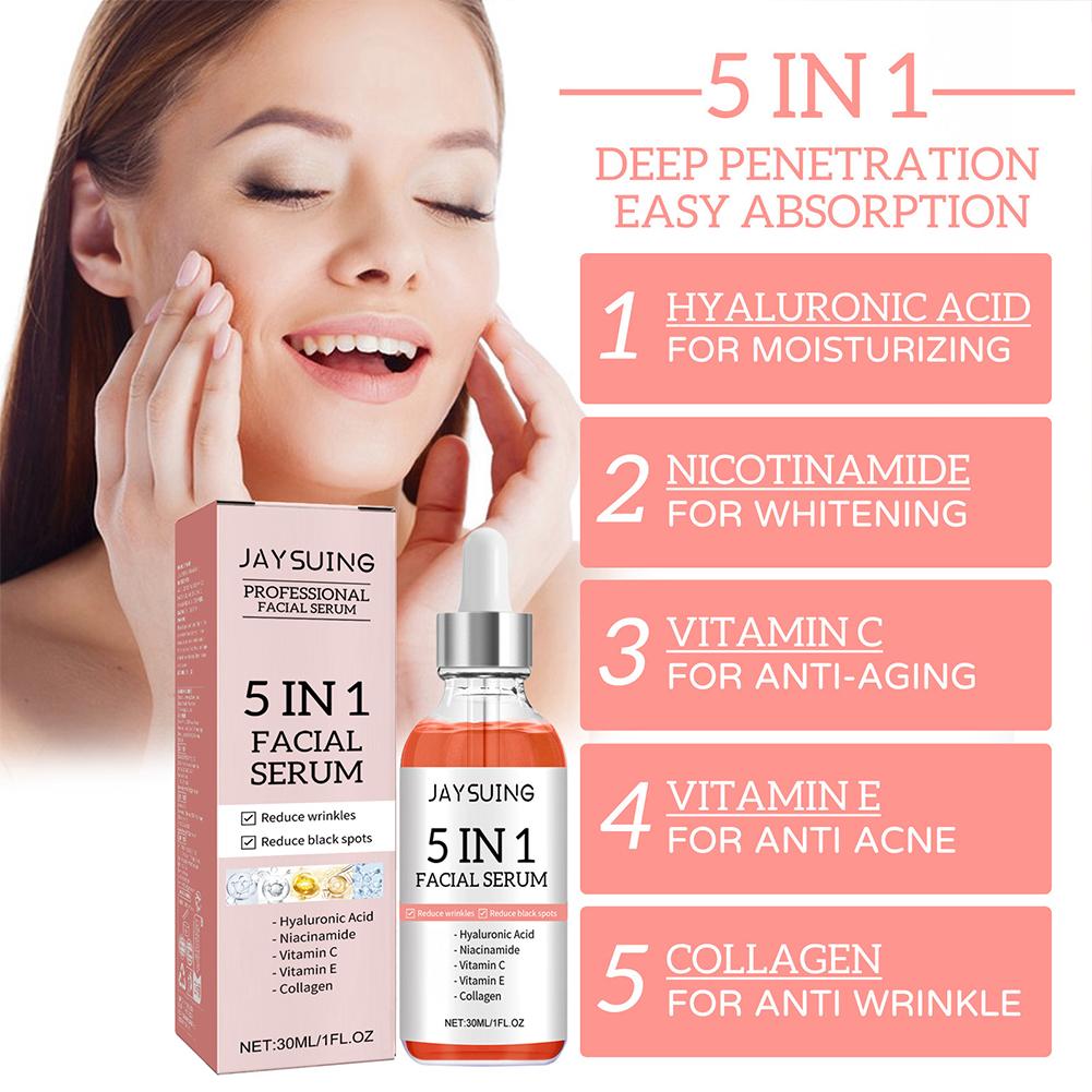 سيروم للوجه 5 في 1 بفيتامين سي - مراجعة Niacinamide Pore Shrinking Essence وسعره
