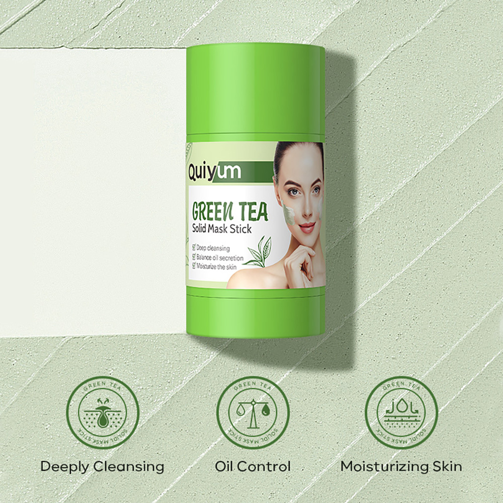 قناع الطين الأخضر QUIYUM بالشا - مراجعة Green Tea Cleansing Clay Mask وسعره