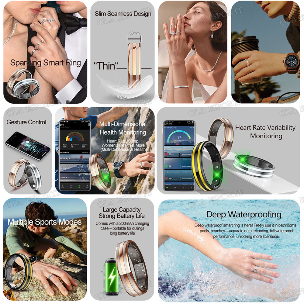 خاتم ذكي جديد لمراقبة معدل ضرب - مراجعة Health Monitors وسعره