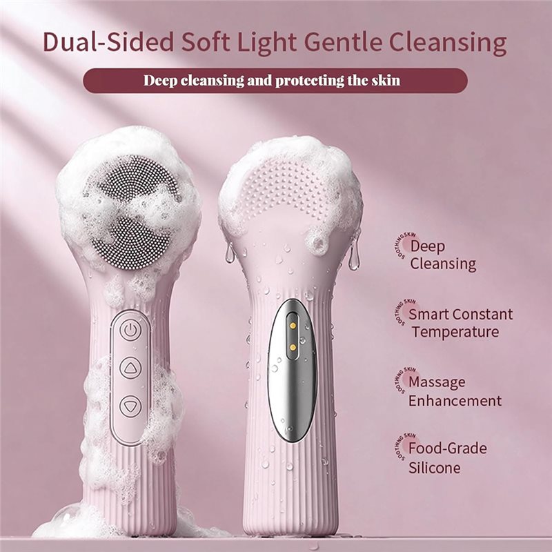 فرشاة تنظيف الوجه الكهربائية ا - مراجعة Silicone Face Scrubber Electric وسعره